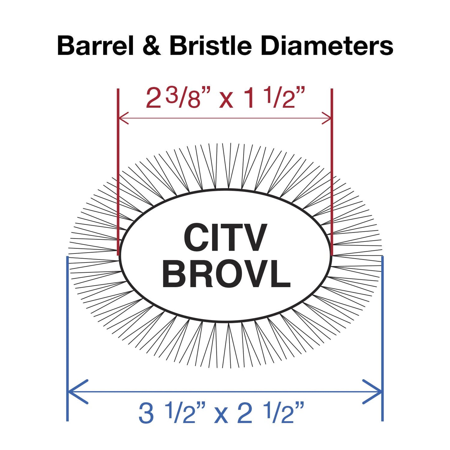 Ceramic + ion Pro Vent Oval & 100% Boar 陶瓷離子專業通風梳 (CITV-BROVL)