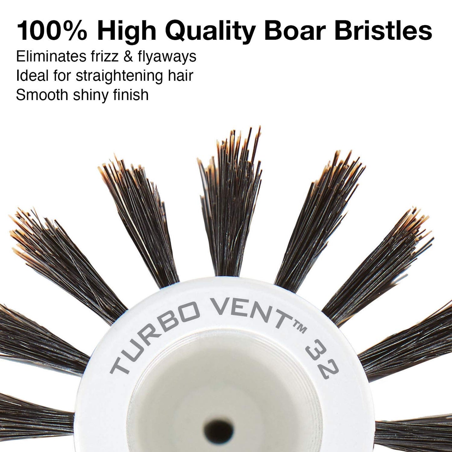 Ceramic + ion Pro Vent 100% Boar 2.5'' 陶瓷離子專業通風豬鬃梳 (CITV-BR32)