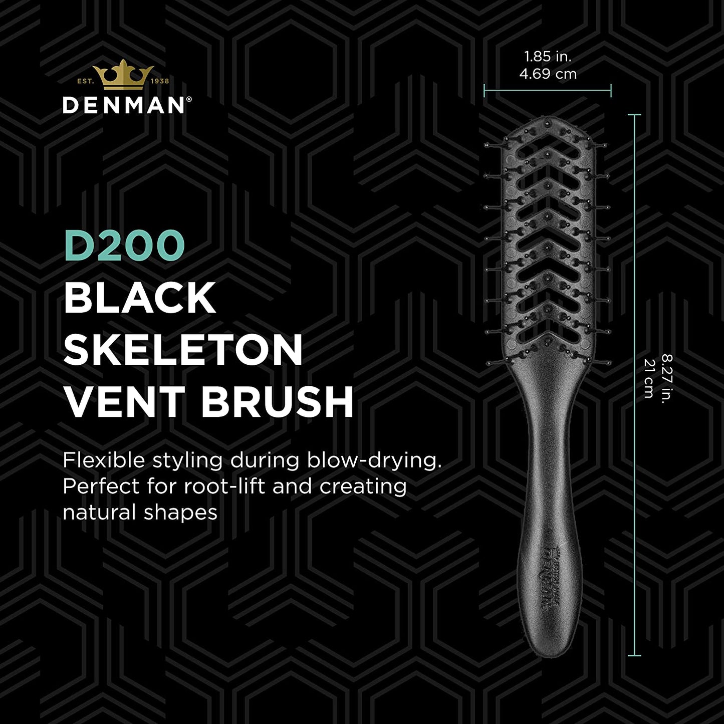 Denman Tunnel Vent D200 通風排骨梳