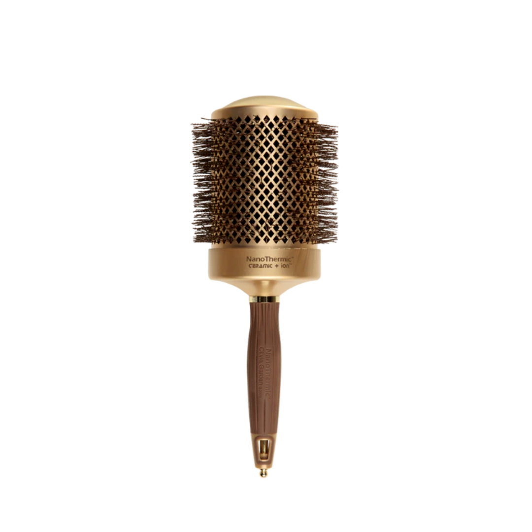OG Nano Thermic 琥珀金熱能防靜電造型圓筒梳 熱能防靜電圓筒梳 3 1/4" (NT82)