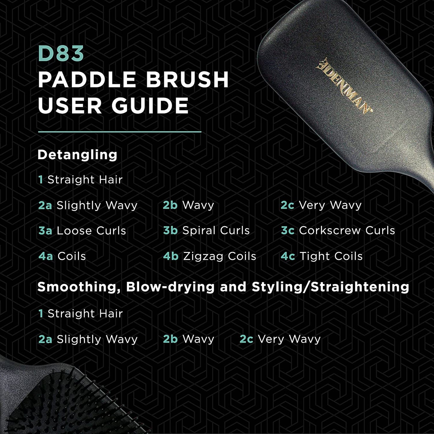 Denman D83 Large paddle brush 氣墊梳