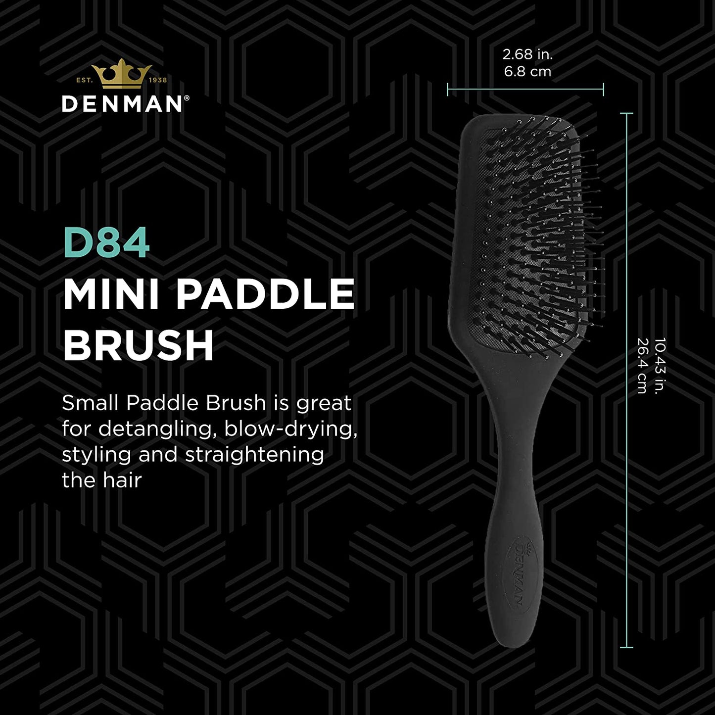 Denman D84 small paddle brush 氣墊梳