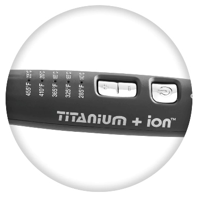 TiTAnium + ion 鈦金屬離子專業鈦捲髮棒(1英吋)